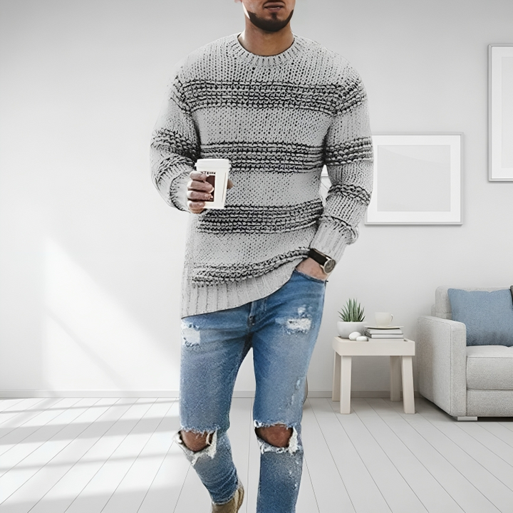 Nathan | Sweter dziany