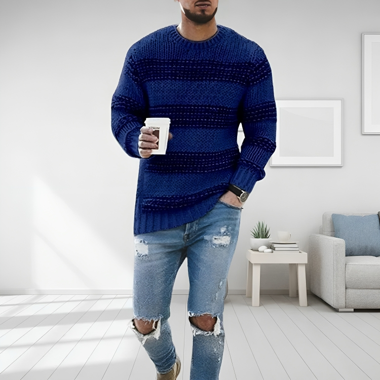 Nathan | Sweter dziany