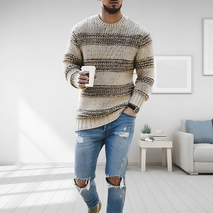 Nathan | Sweter dziany