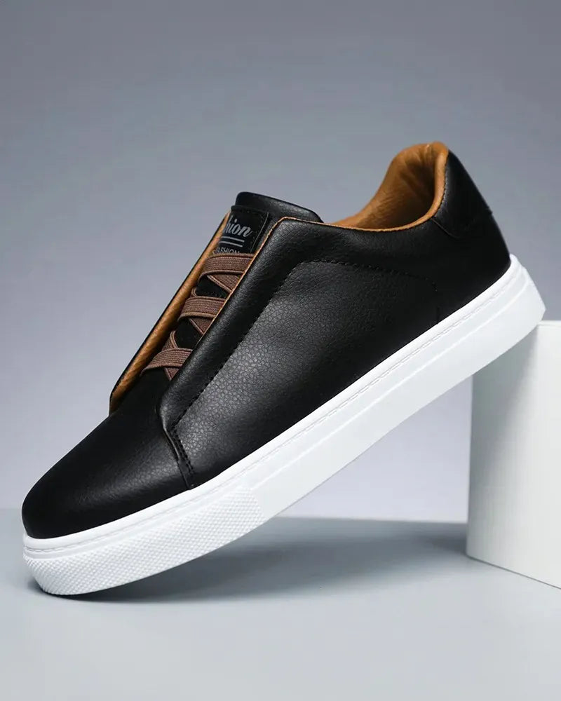Leif | Ponadczasowe wegańskie skórzane sneakersy
