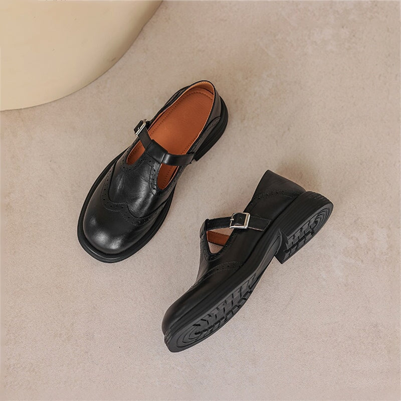 Adelajda / Eleganckie Skórzane Buty