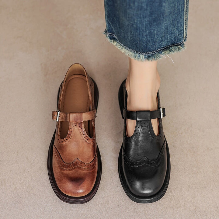 Adelajda / Eleganckie Skórzane Buty