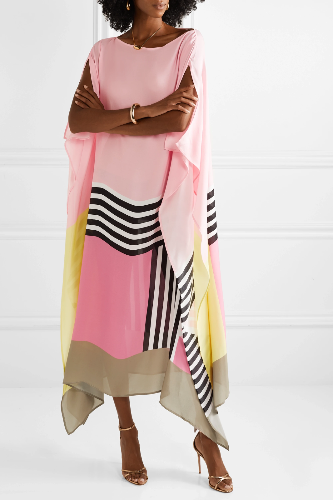 Barbara / Elegancki Geometryczny Kaftan